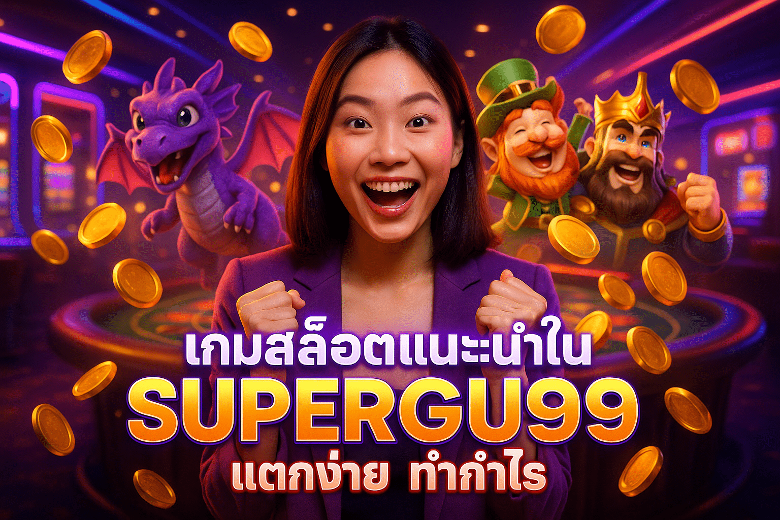 เกมสล็อตแนะนำใน SUPERGU99 แตกง่าย ทำกำไร